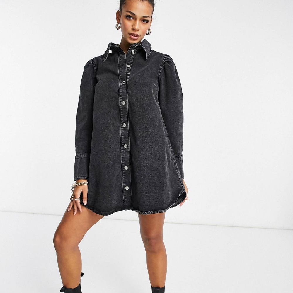 NWOT Asos Design Denim Shirtdress